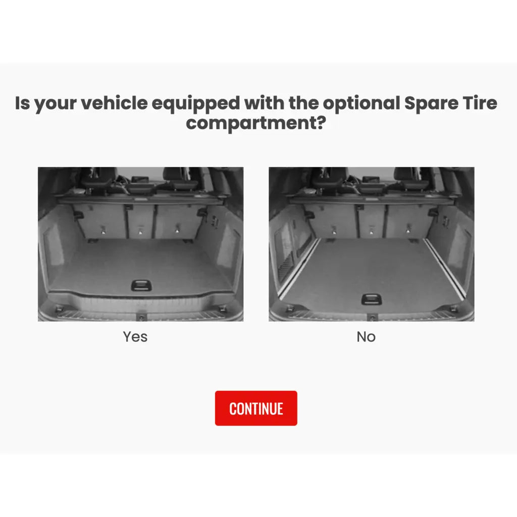 BMW X3 G01/F97 (2017-2024) Cargo Mat (with spare tyre) - WeatherTech CH