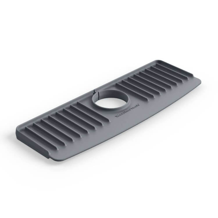 Faucet sink mat by Weatherech with drainer