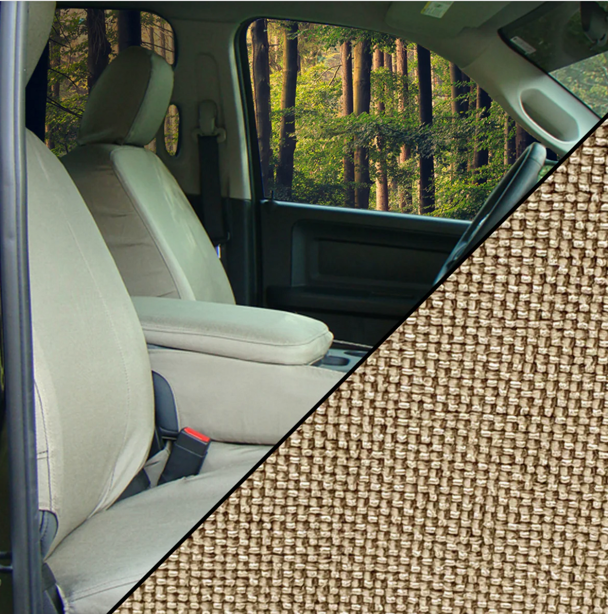 Dodge Durango WD | Jeep Grand Cherokee WK2 (2011-2025) 1st Row Premium Car Seat Covers - WeatherTech CH