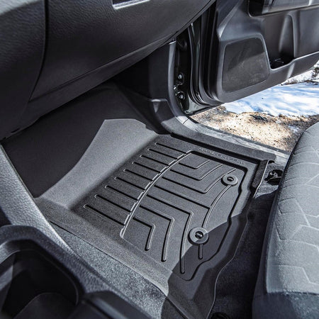 All-weather car mats by weathertech are our premium, made to measure mats that protect the floor of your car from the chanagable swiss weather.