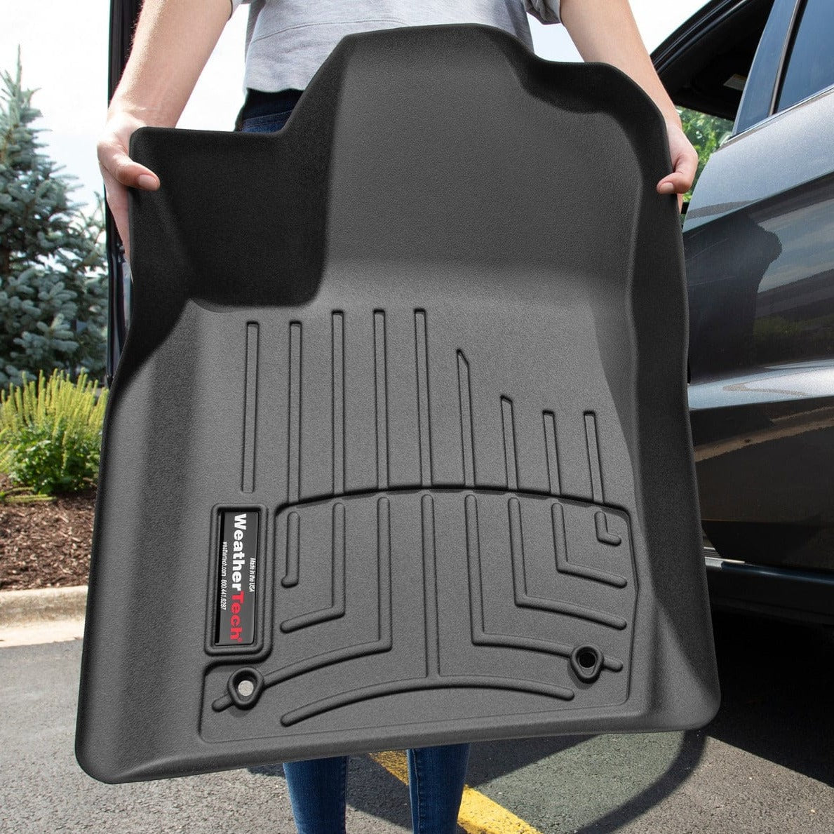 High sided, high-quality, custom-fit car floor mat