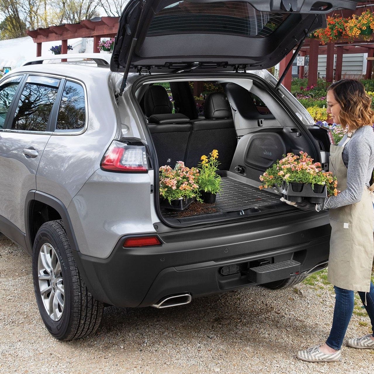 WeatherTech custom-fit cargo liners protect the rear of your car from damage, wear and pets. 