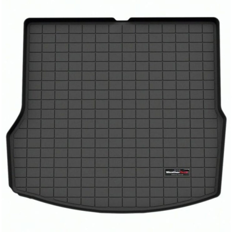 black cargo mat for polestar 2 by weathertech
