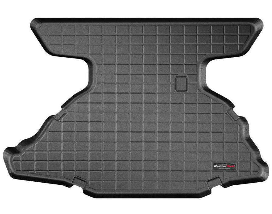 Schwarze maßgeschneiderte Nissan 370Z wasserdichte Kofferraumwanne von Weathertech