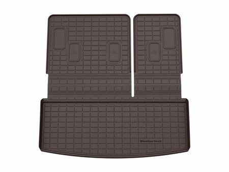 custom fit cocoa cadillac escalade split back cargo liner by weathertech