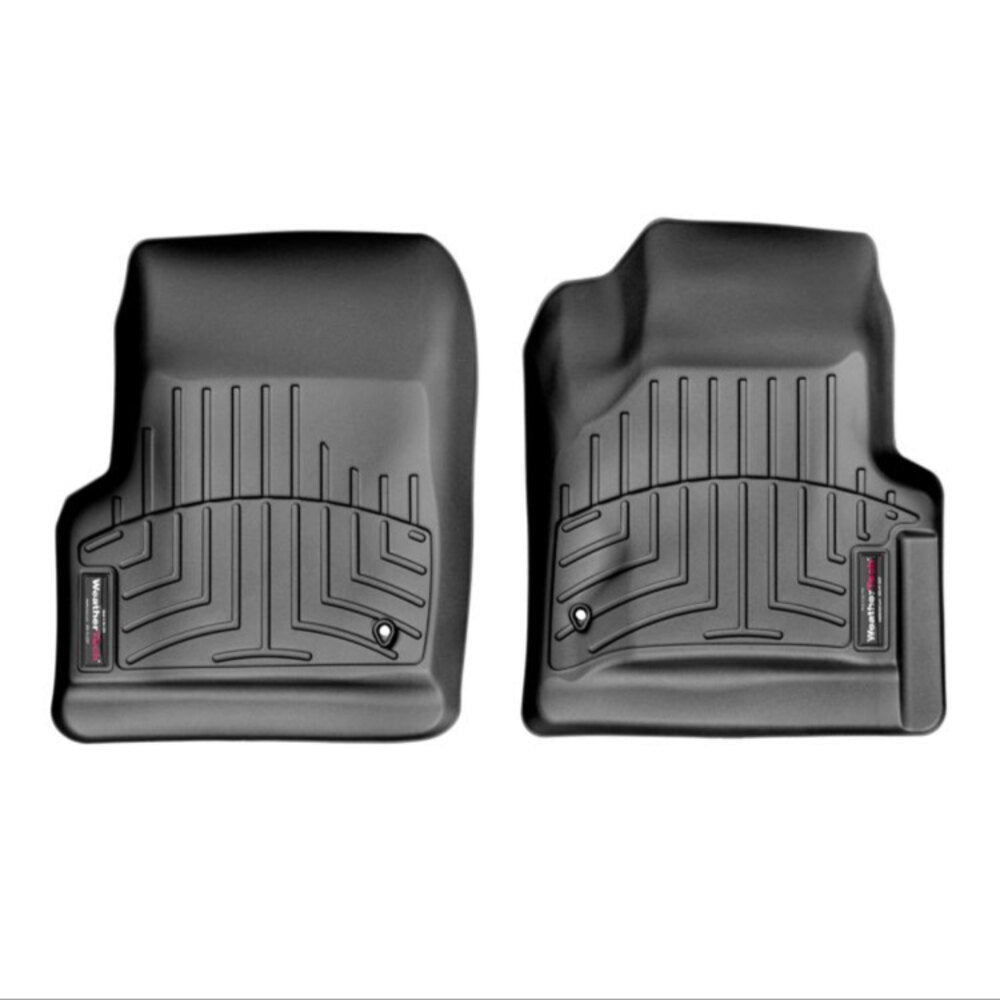 Black 1st row Jeep Wrangler YJ and TJ car mat by weathertech