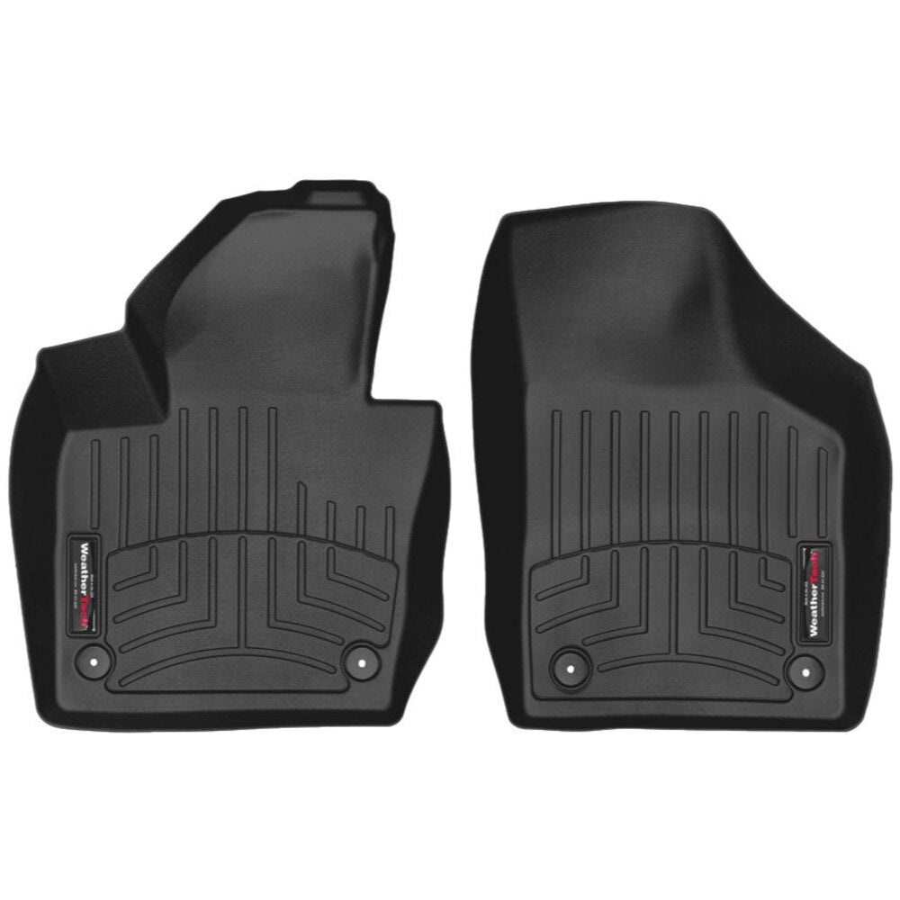 VW Sharan MPV all weather TPE quality black floor mats for 1st row