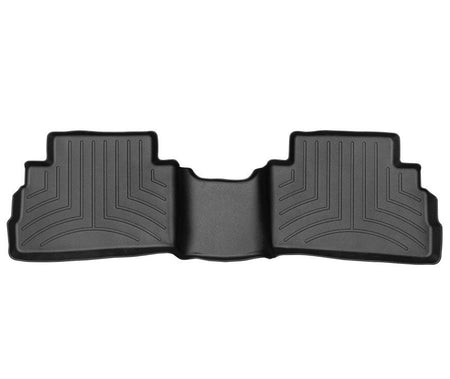 Tappetino nero su misura per la seconda fila dell’auto Hyundai Kona OS, prodotto da WeatherTech