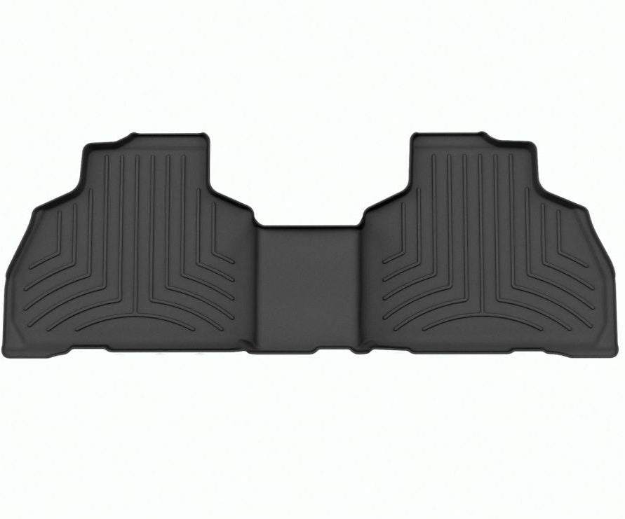 Maßgeschneiderte, schwarze Bodenmatte für den Rücksitz des BMW X7 (7-Sitzer-Version) von WeatherTech