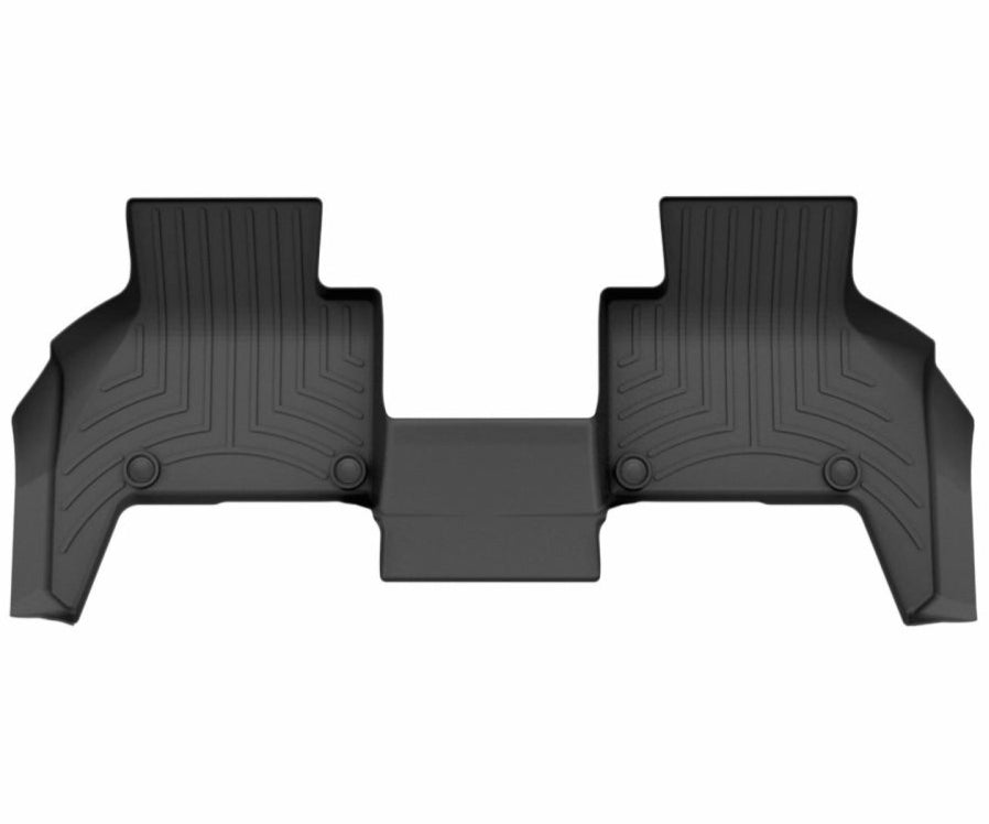 2nd row car floor mat for land rover defender 130 with 7 seats bench seating