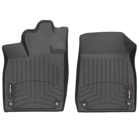 black custom fit volkswagen ID.7 1st row car mat by weathertech