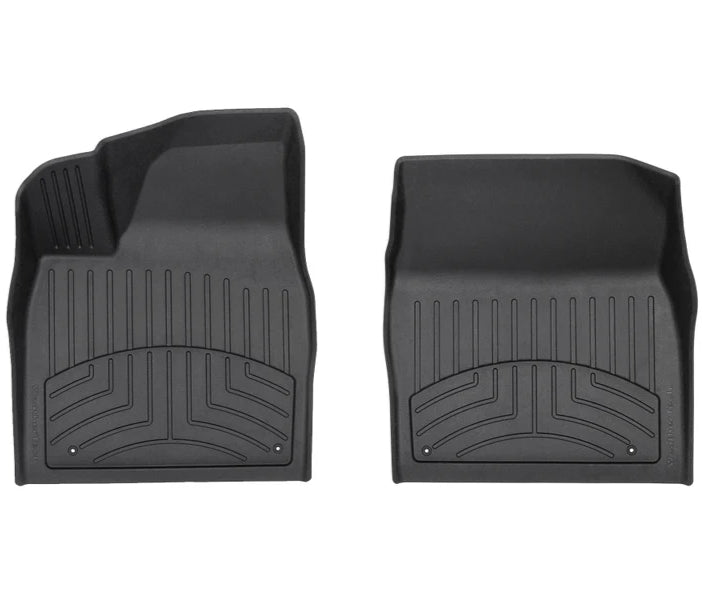 premium black car mat for KIA EV6 1st row, all weather and winter coverage by weathertech