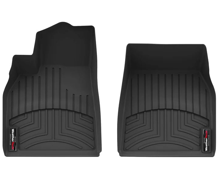 Maßgeschneiderte Premium-Fußmatten für die 1. Reihe des Tesla Model Y von WeatherTech