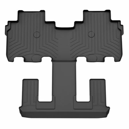 2nd and 3rd row floor mat in black for cadillac vistiq 