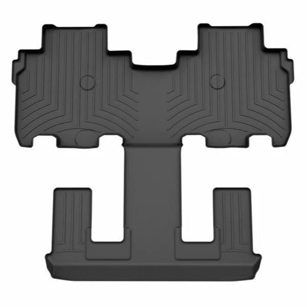 2nd and 3rd row floor mat in black for cadillac vistiq 