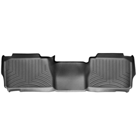 Black Hummer H2 truck 2nd row floor mats by weathertech