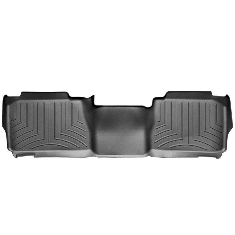 Black Hummer H2 truck 2nd row floor mats by weathertech