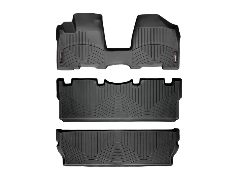 car mats for toyota sienna xl20 overthehump with 1st, 2nd, 3rd row