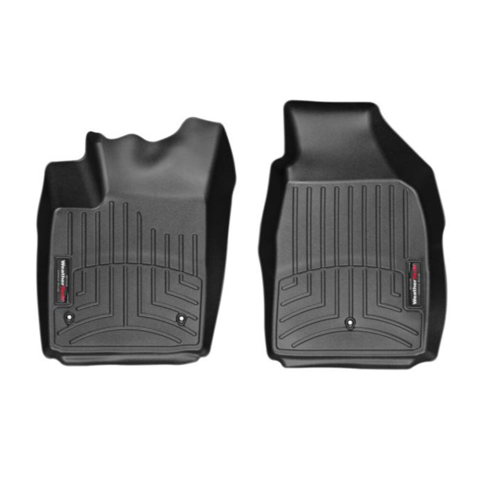 1st row car mat for fiat 500, 500C, waterproof custom fit in black by weathertech