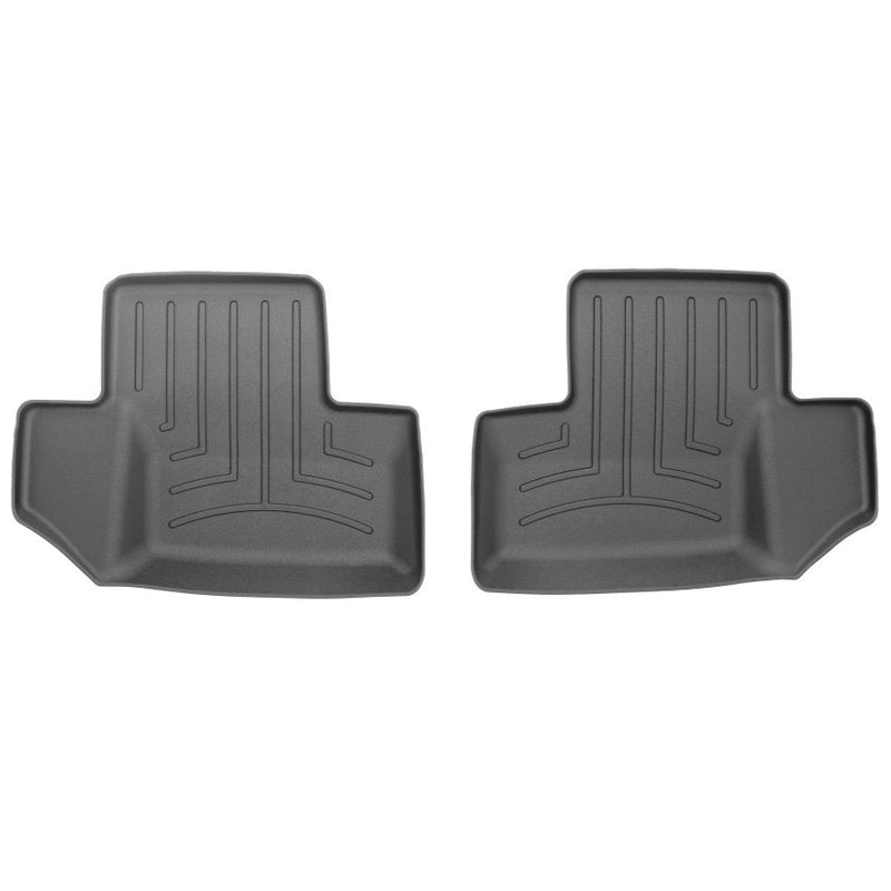 black 2nd row car floor mats for jeep wrangler JK  2-door by weathertech