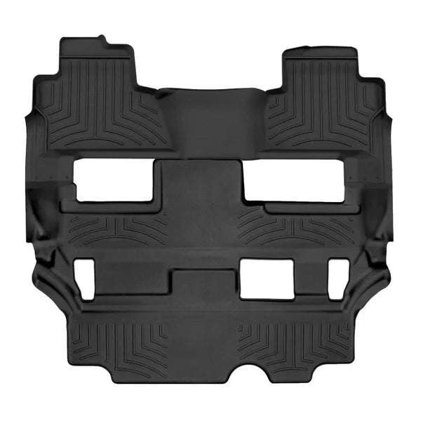 2nd and 3rd row bench seating, Chevrolet Tahoe black floor mat by WeatherTech