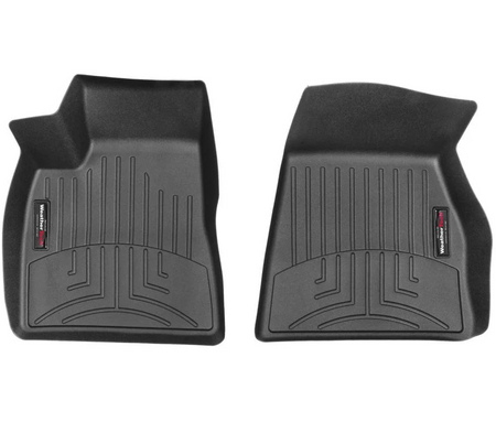 WeatherTech Tesla Model S (2016-2019) 1st row black custom-fit, 100% waterproof floor mat
