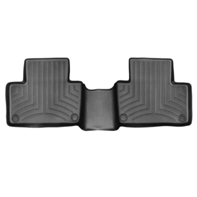 2nd row car mat for bench configuration - with 7 seats in black Cadillac Vistiq