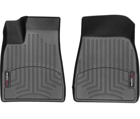 WeatherTech custom-fit black Tesla Model X (2017-2020) 1st row floor mats