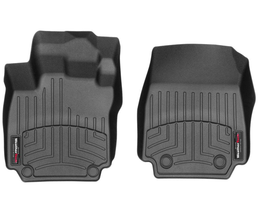 black renault captur 1st row car floor mats by weathertech
