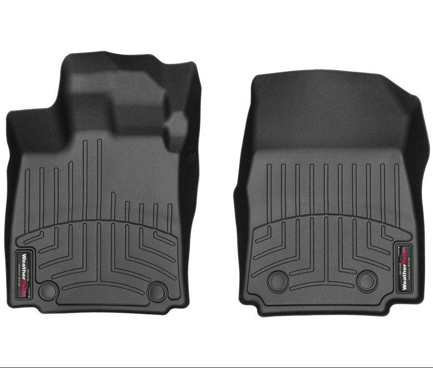449851 Maßgefertigte Autofussmatte für die 1. Reihe des schwarzen Renault Clio X98 von WeatherTech