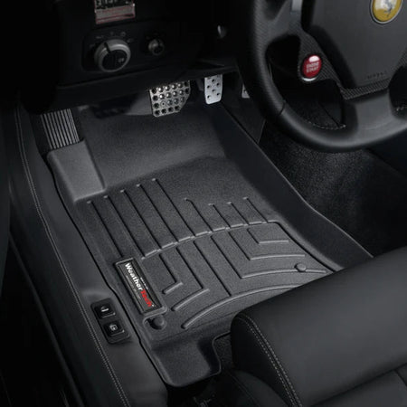 ferrari 599GTB weathertech 1st row black custom fit floor mat