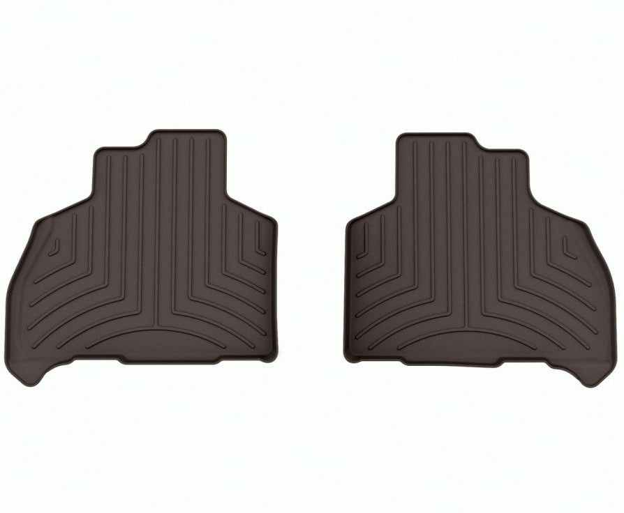 Tapis de sol WeatherTech sur mesure pour BMW X7, couleur « Cocoa », 2ème Rangée, destinés au siège conducteur (configuration intérieure à 6 places)