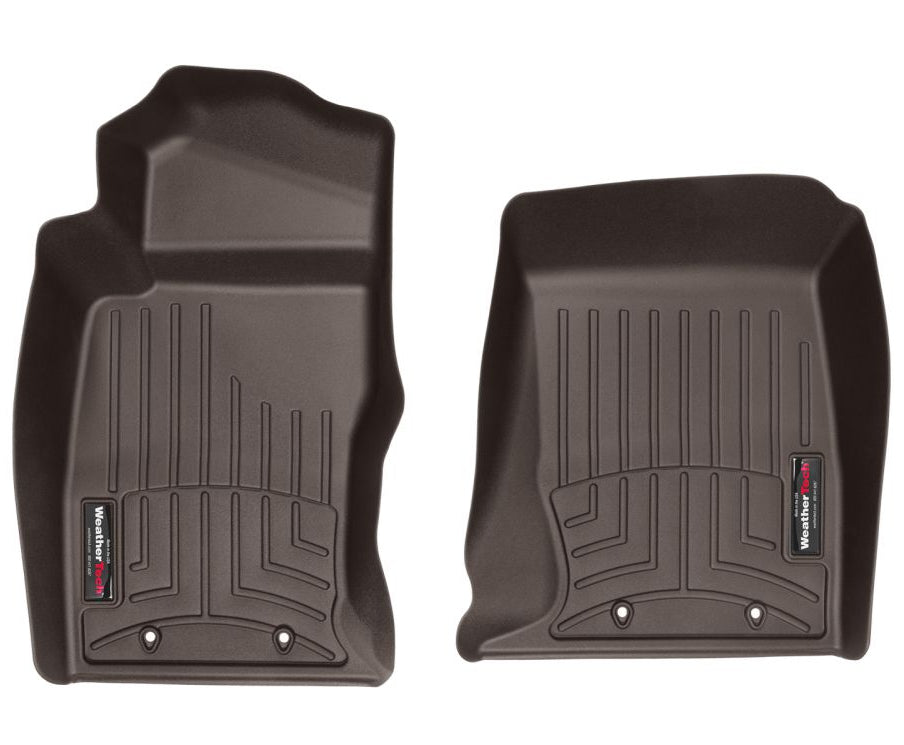 478311 Tappetini per auto WeatherTech su misura per Jaguar F-Type, prima fila, color cacao