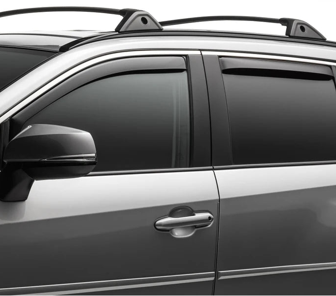 828661M Maßgefertigte graue Seitenfenster-Windabweiser für den Mazda CX-9 von WeatherTech