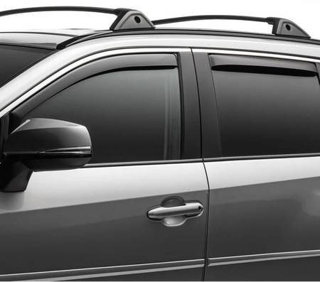 828661M Maßgefertigte graue Seitenfenster-Windabweiser für den Mazda CX-9 von WeatherTech