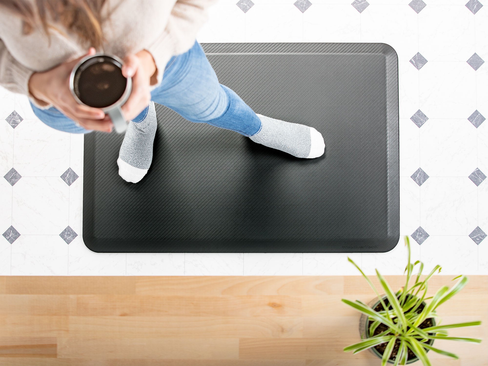 InDoor Rubber Floor Mat - Anti-fatigue - Soft and Supportive