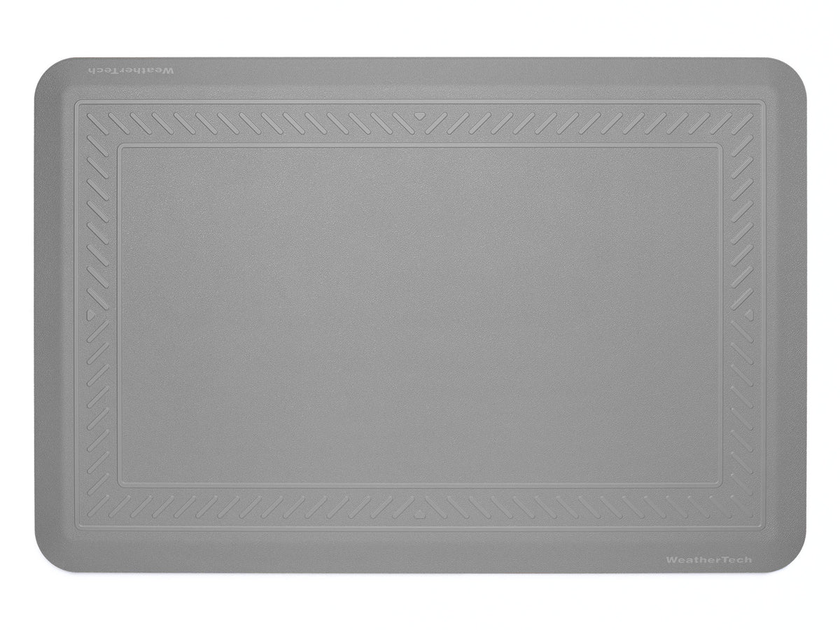 Comfort Mat (62cm x 93cm) grey boardered fibre finish - WeatherTech CH