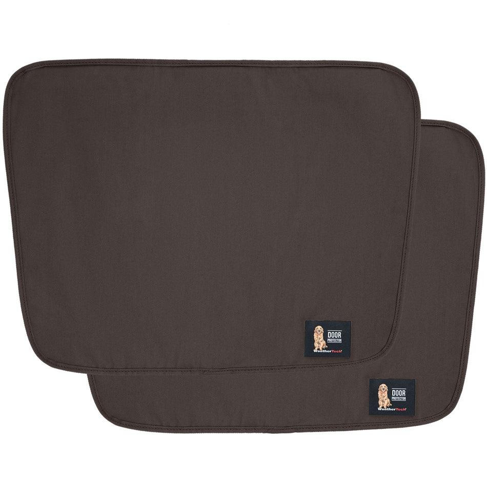 2 dark brown side door protectors for vehicles ideal for pets by weathertech