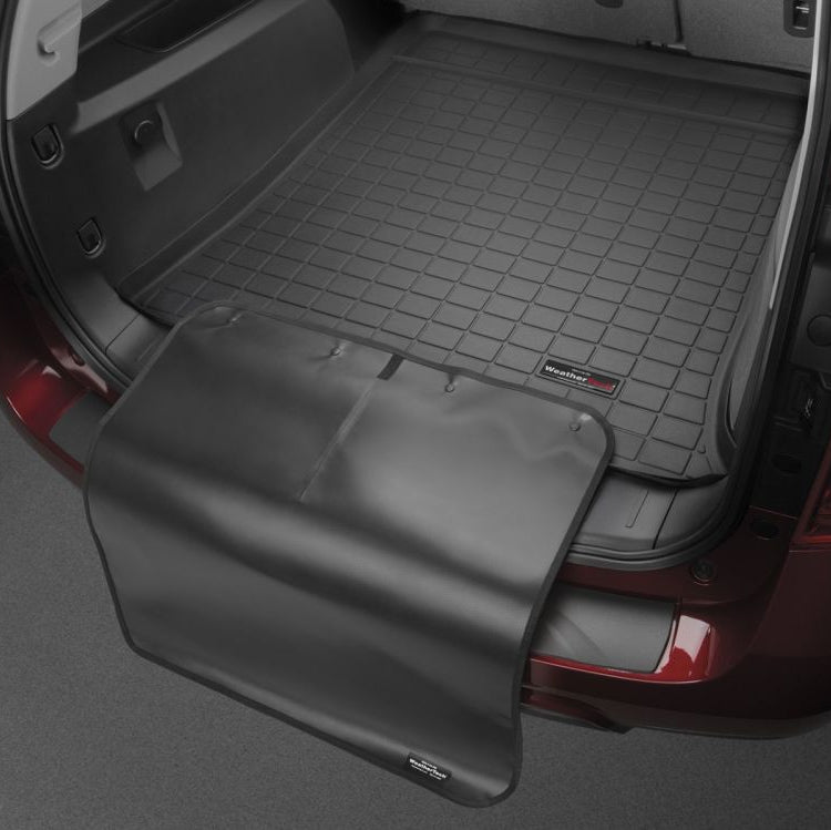 Toyota J250 rear cargo mat with bumper protector by weathertech