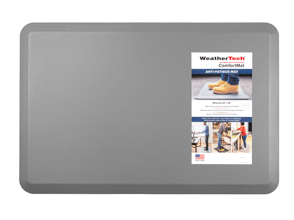 Comfort Mat (62cm x 93cm) grey woven finish - WeatherTech CH