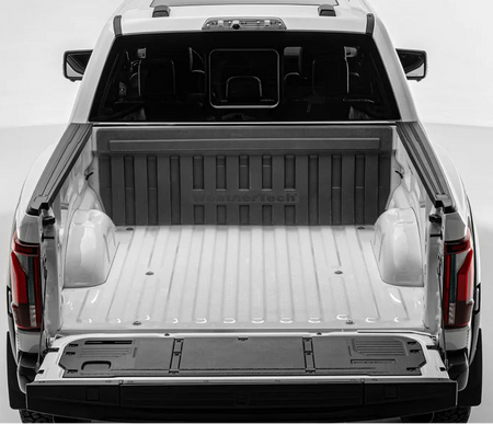 WeatherTech custom fit rear cab protector in Black for Ford Lightning F-150