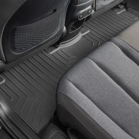 Custom fit, weathertech 2nd row black floor mat/liner with fixed center console for Hyundai Ioniq 5