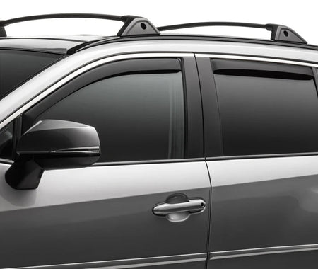 828661MB Maßgefertigte schwarze Seitenfenster-Windabweiser für den Mazda CX-9 von WeatherTech