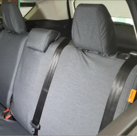 TigerTough grey dodge durango 2nd row rear seat covers, 100% waterproof, fireproof made from Cordura.