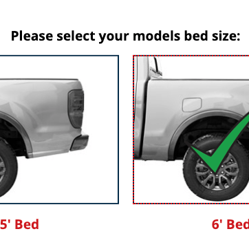 WeatherTech Cargo/Trunk Liner Ford Ranger (2011-2021) Long 1.8m Bed TeckLiner Kofferraumwanne sonnenschutz auto auto fußmatten