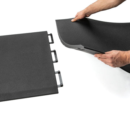 WeatherTech ComfortMat Connect Corner Mat 0.64m x 0.64m; Bordered | Black Kofferraumwanne sonnenschutz auto auto fußmatten