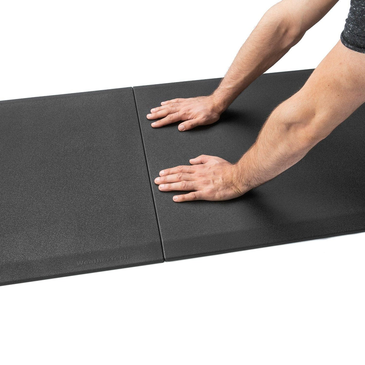 WeatherTech ComfortMat Connect Corner Mat 0.64m x 0.64m; Bordered | Black Kofferraumwanne sonnenschutz auto auto fußmatten