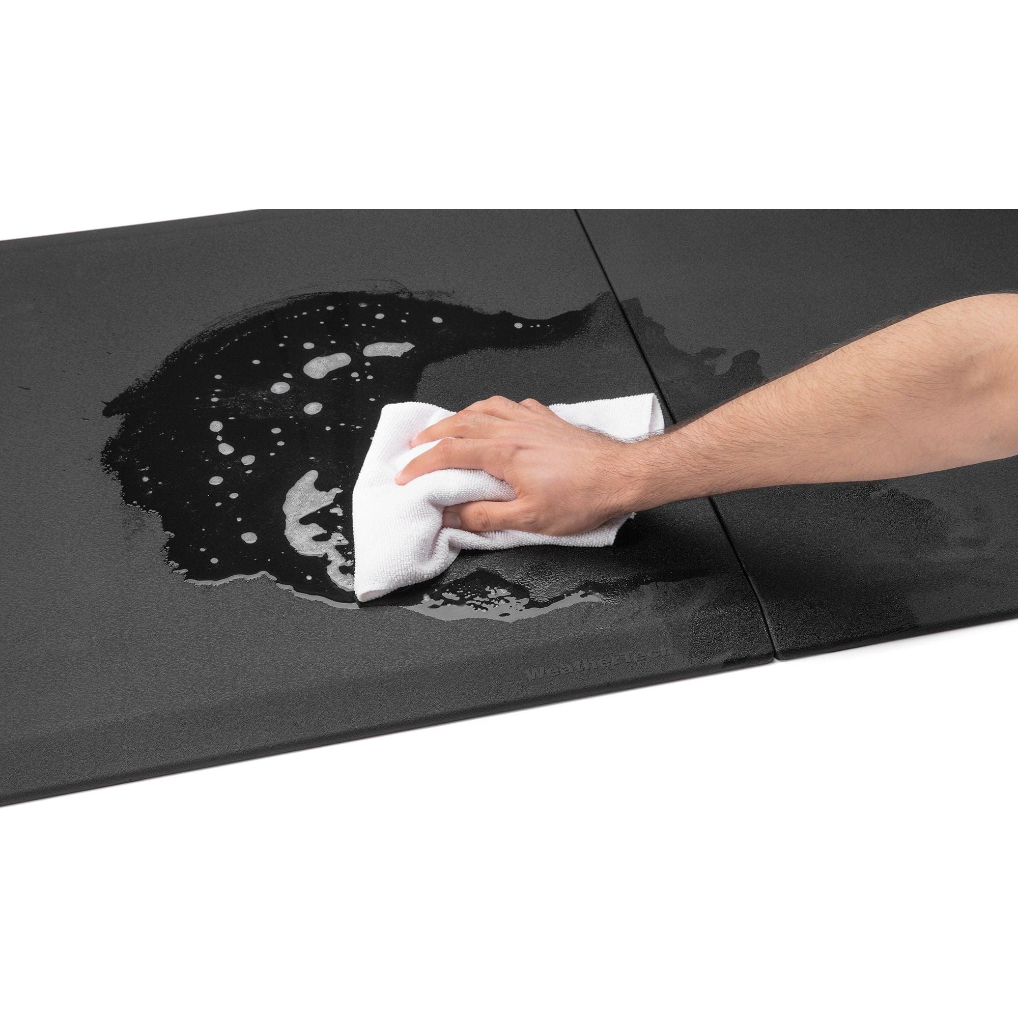 WeatherTech ComfortMat Connect Corner Mat 0.64m x 0.64m; Bordered | Black Kofferraumwanne sonnenschutz auto auto fußmatten