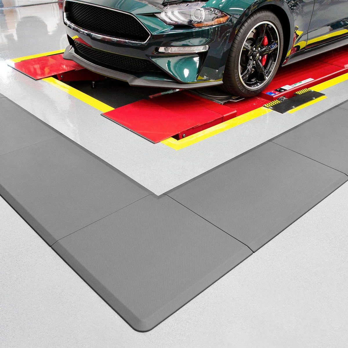 WeatherTech ComfortMat Connect Corner Mat 0.64m x 0.64m; Bordered | Black Kofferraumwanne sonnenschutz auto auto fußmatten