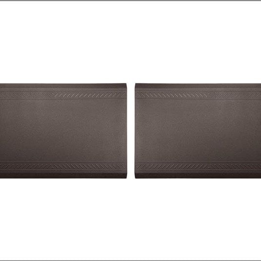 WeatherTech ComfortMat Connect End Mats 0.61m x 0.91m (Qty2); Bordered | Cocoa Kofferraumwanne sonnenschutz auto auto fußmatten